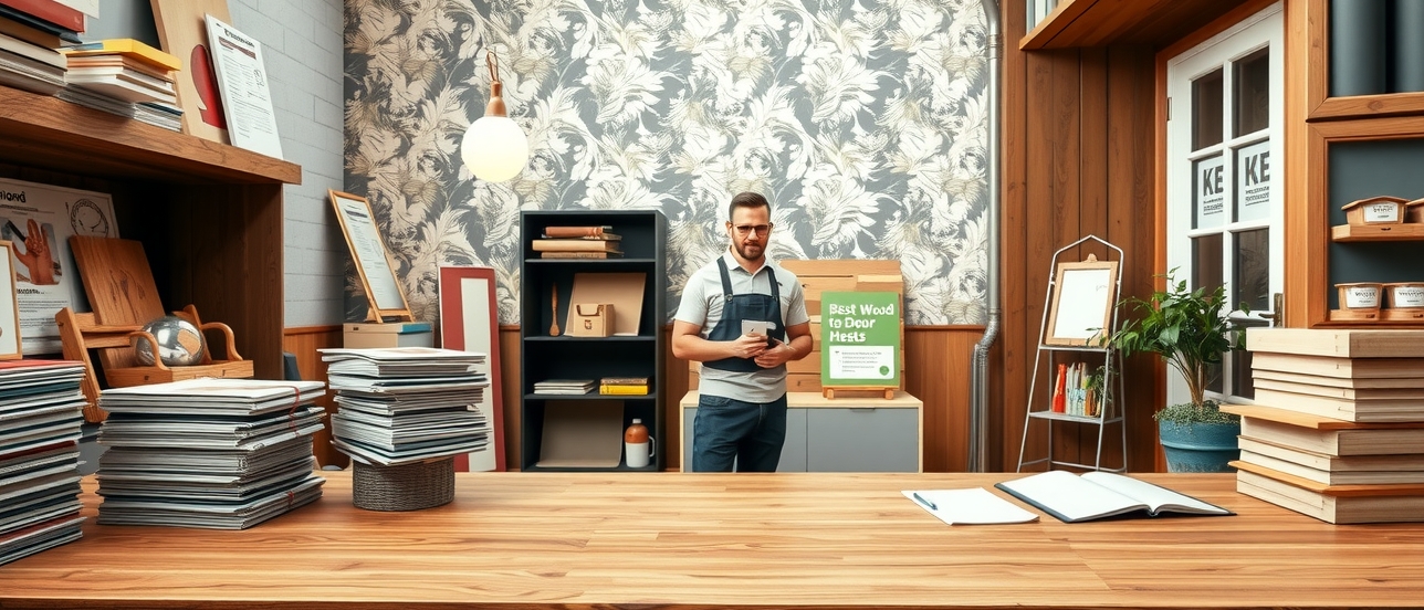 Preparation visual for Best Wood to Make Door Hangers