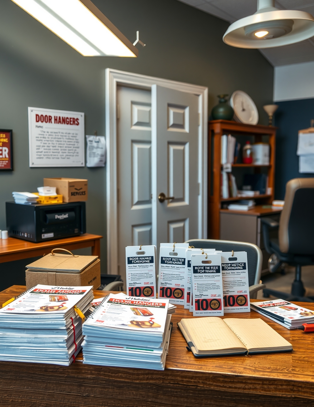 Preparation visual for Door Hangers 100 Guide