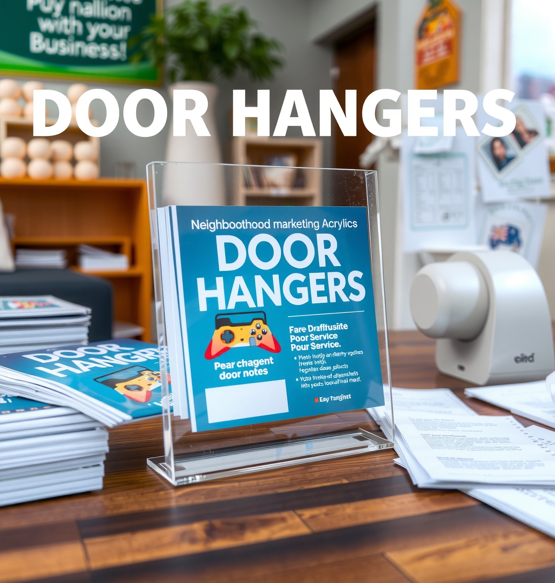 Quality check visual for Door Hangers Acrylic Guide