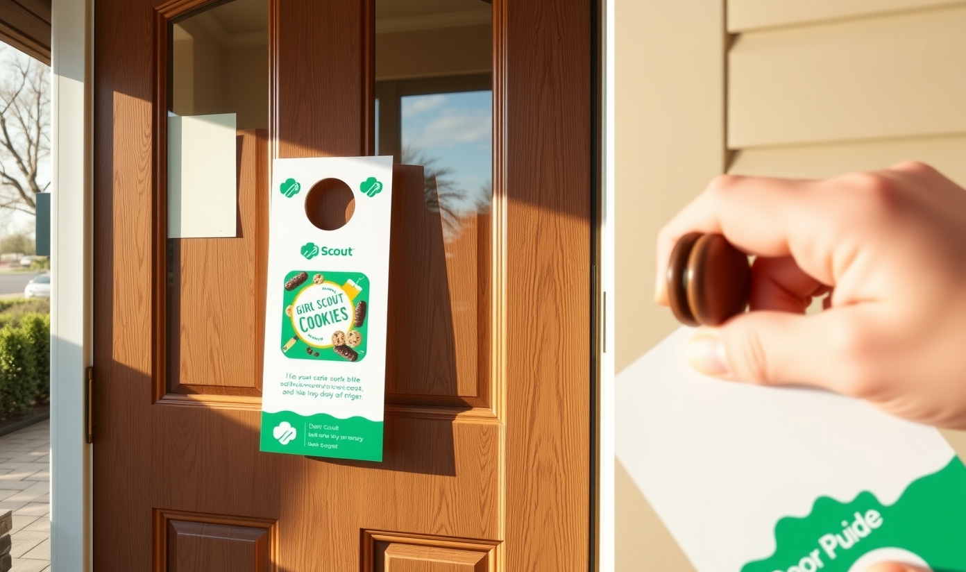 Checklist for Door Hangers Girl Scout Cookies Guide