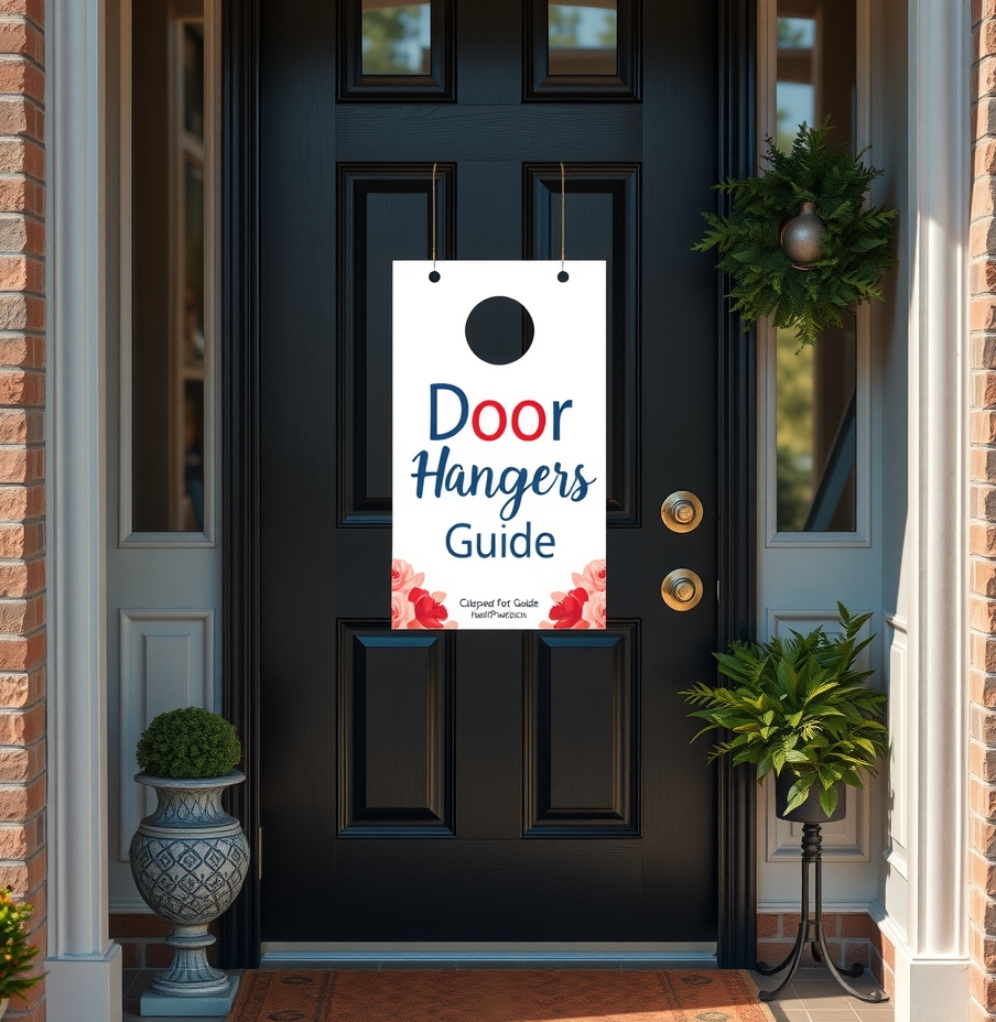 Preparation visual for Door Hangers Hand Painted Guide