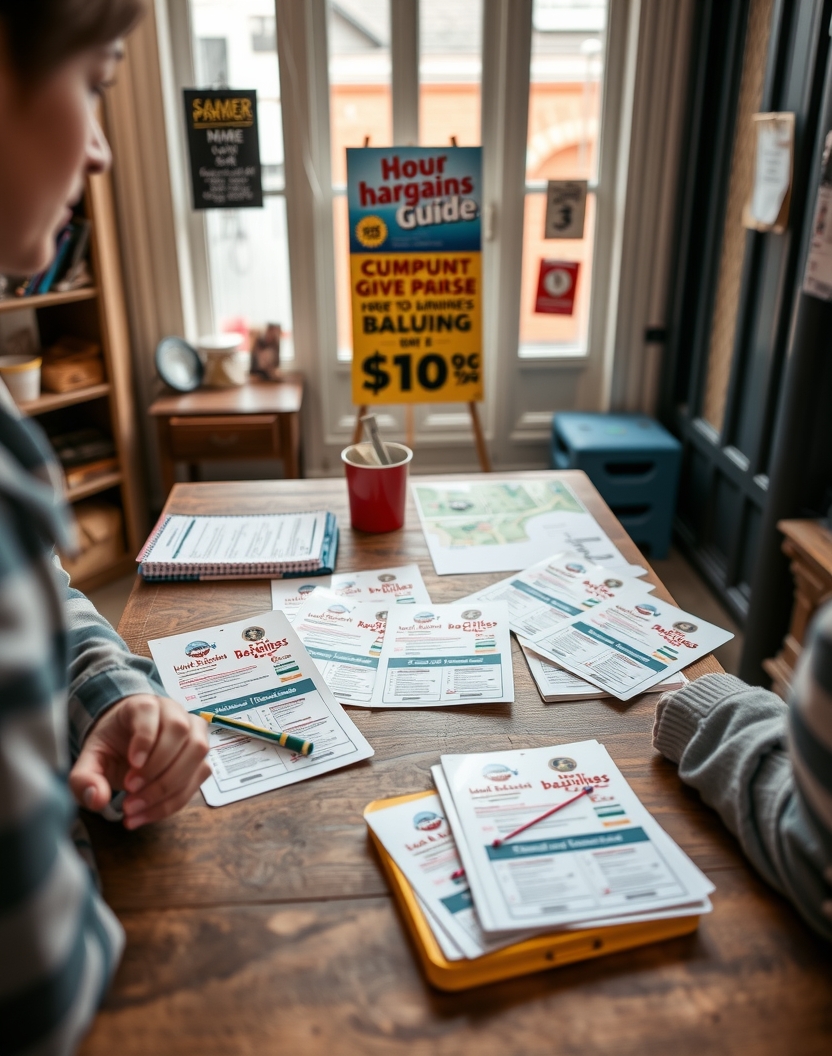 Preparation visual for Door Hangers Home Bargains Guide