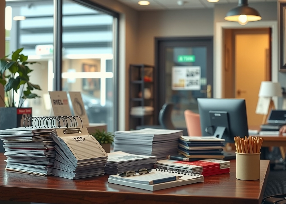 Preparation visual for Door Hangers in Hotel Guide