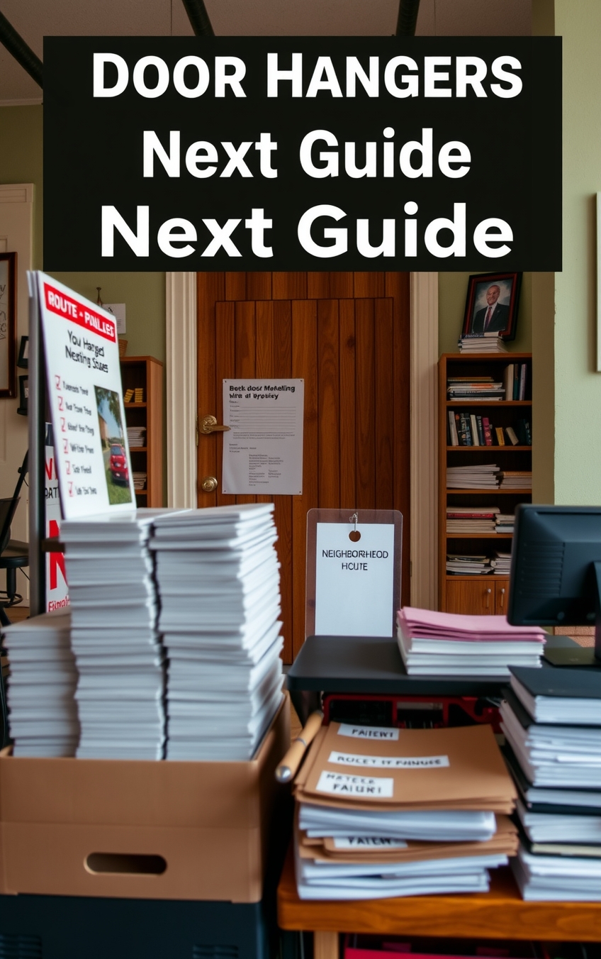 Preparation visual for Door Hangers Next Guide