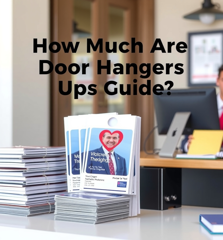 Preparation visual for How Much Are Door Hangers at Ups Guide