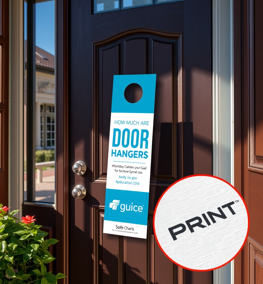 Quality check visual for How Much Are Door Hangers at Ups Guide