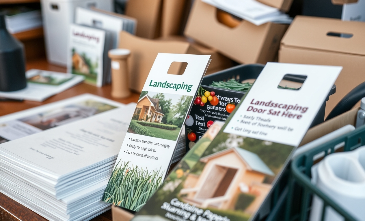 Checklist for Landscaping Services Door Hangers