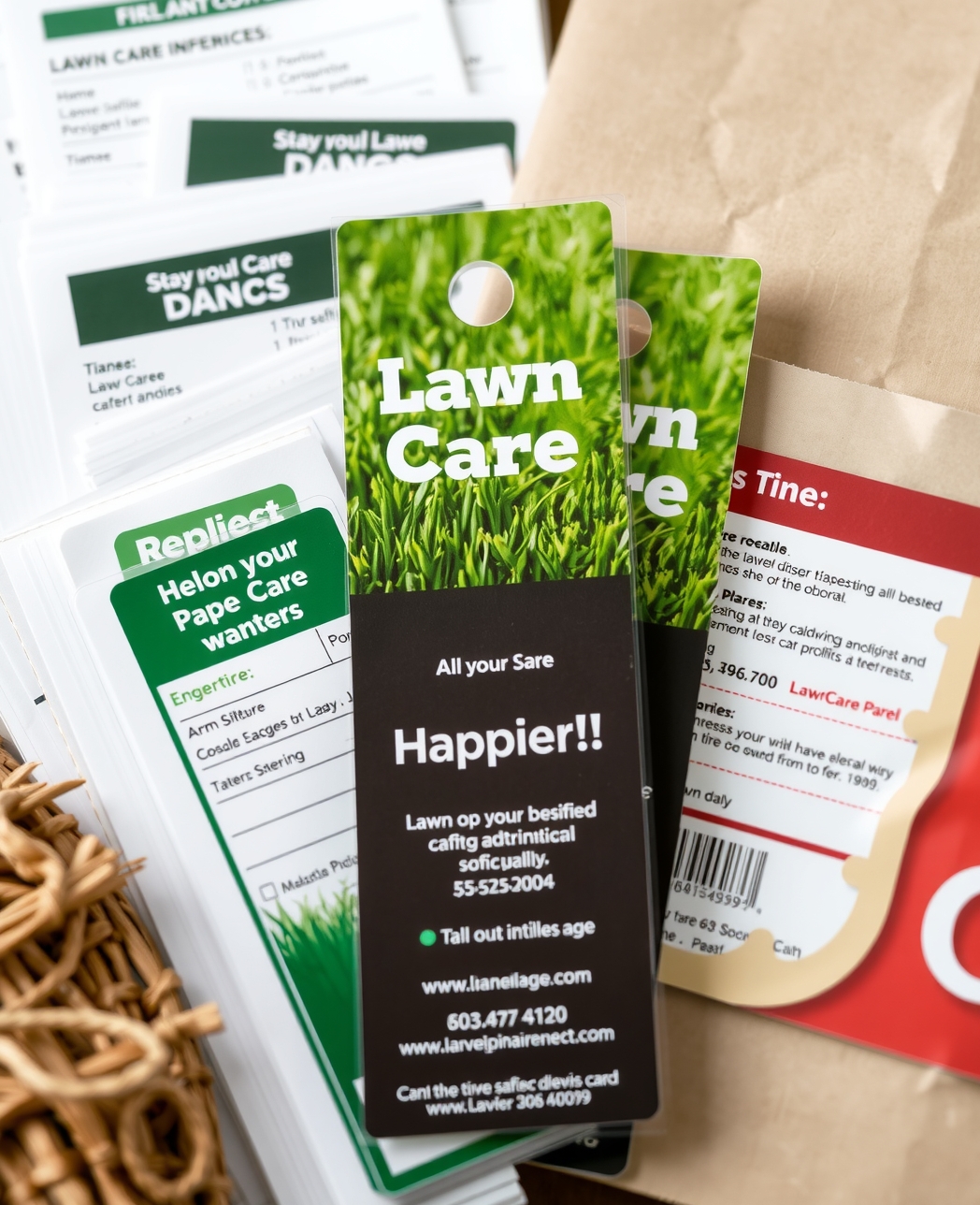 Lawn Care Quote Door Hangers