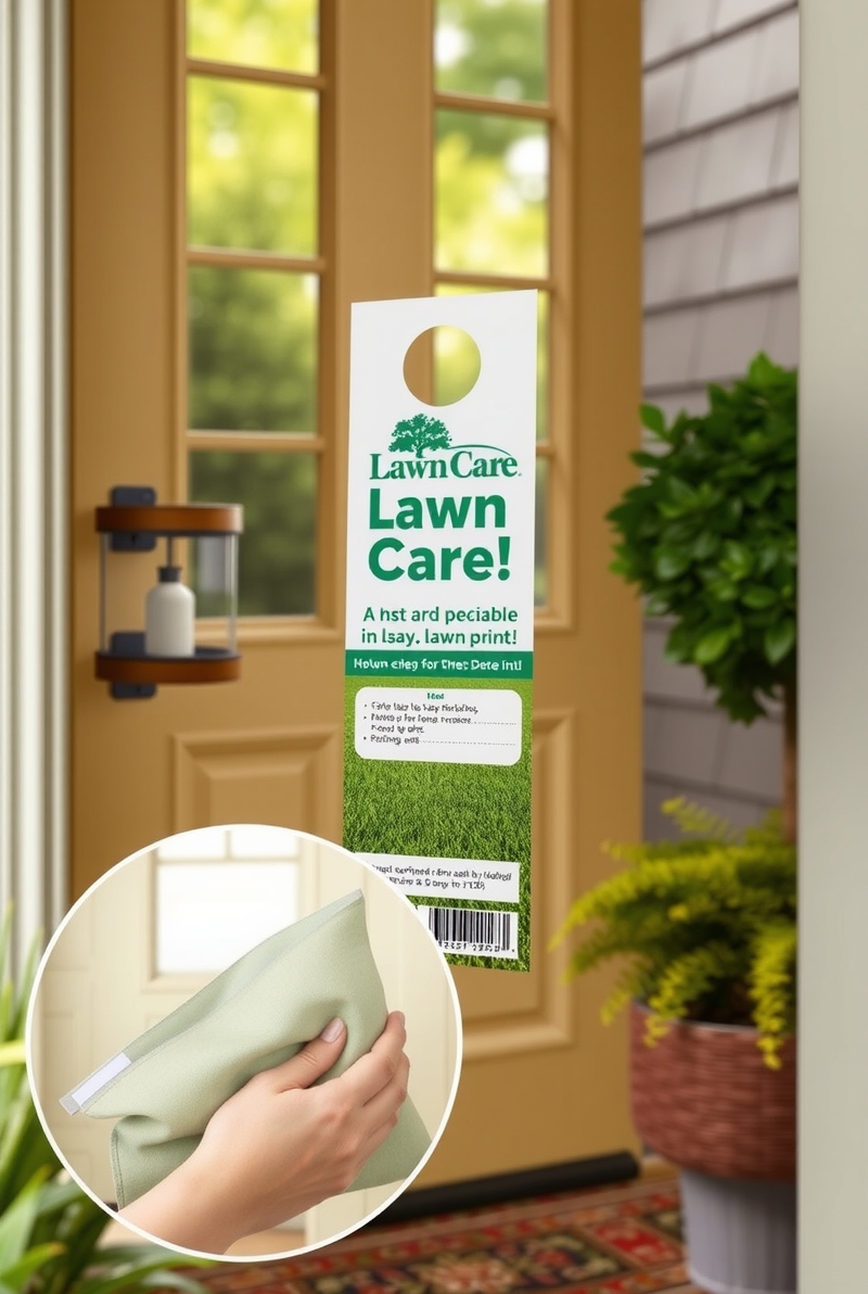 Checklist for Lawn Care Quote Door Hangers