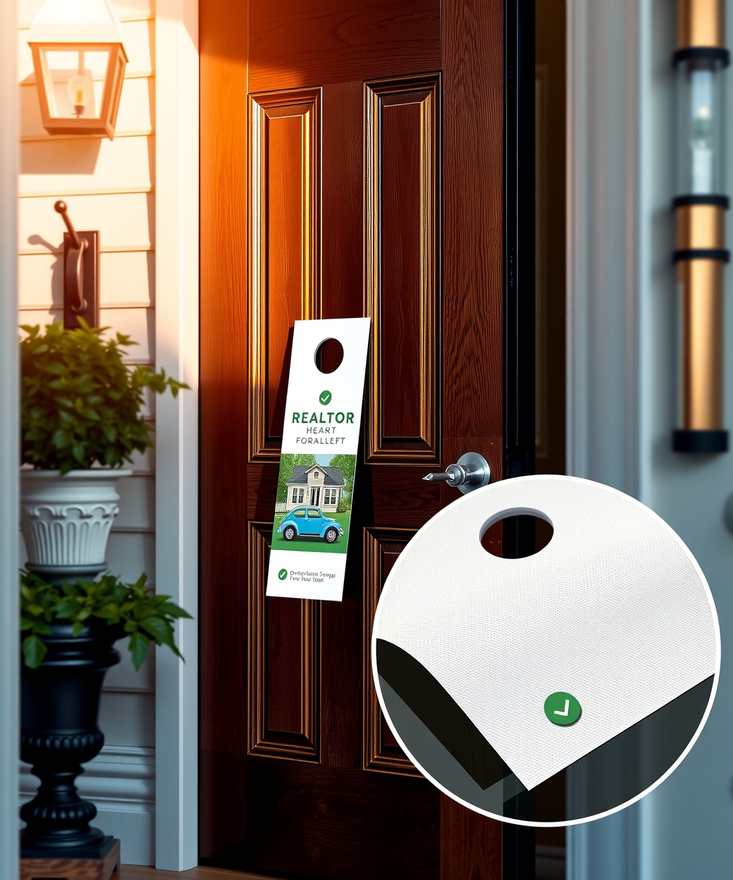Preparation visual for Realtor Door Hangers Tips Guide