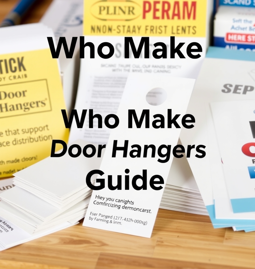 Who Make Door Hangers Guide
