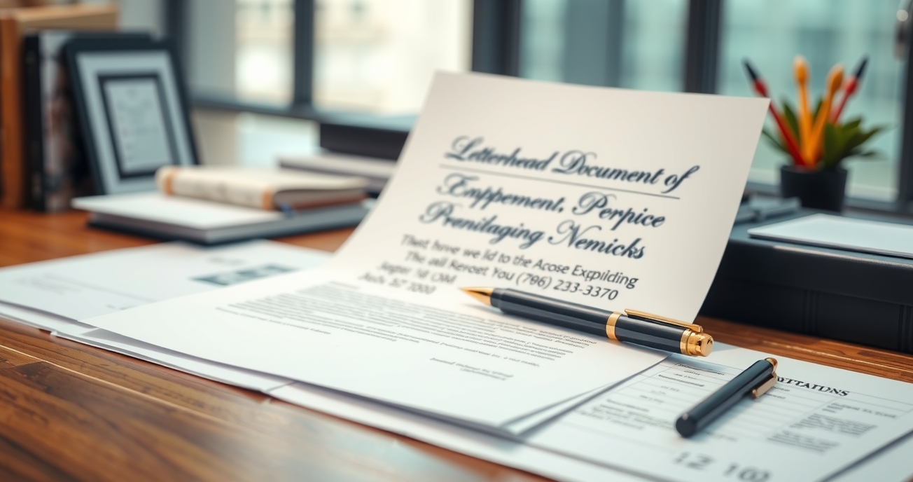 Checklist for Letterhead Printing Services Online