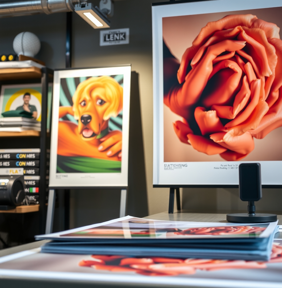 Preparation visual for Posters Printing Services in Los Angeles