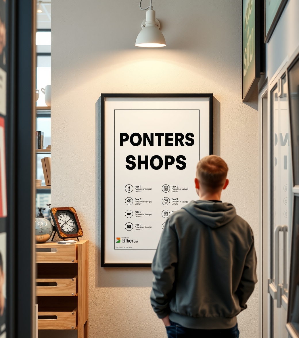 Checklist for Posters Printing Shop Guide