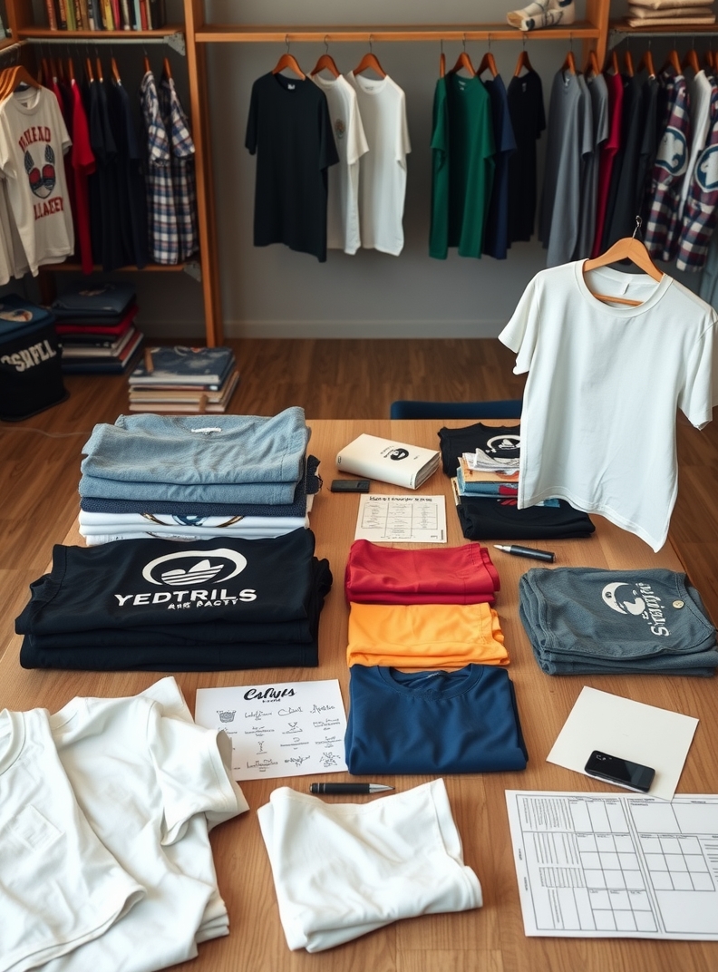 Preparation visual for Best Online Tshirt Printing Services