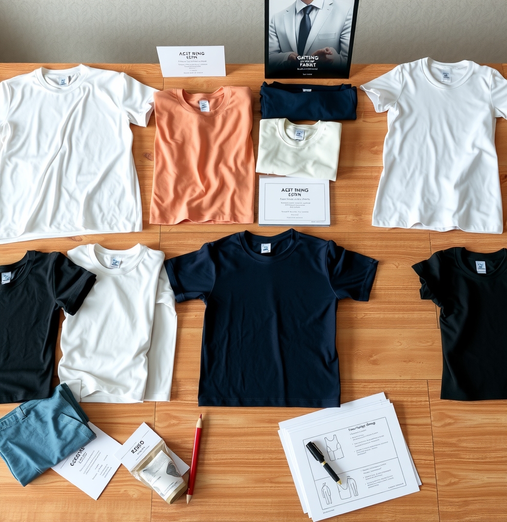 Quality check visual for Tshirt Printing Differences Guide