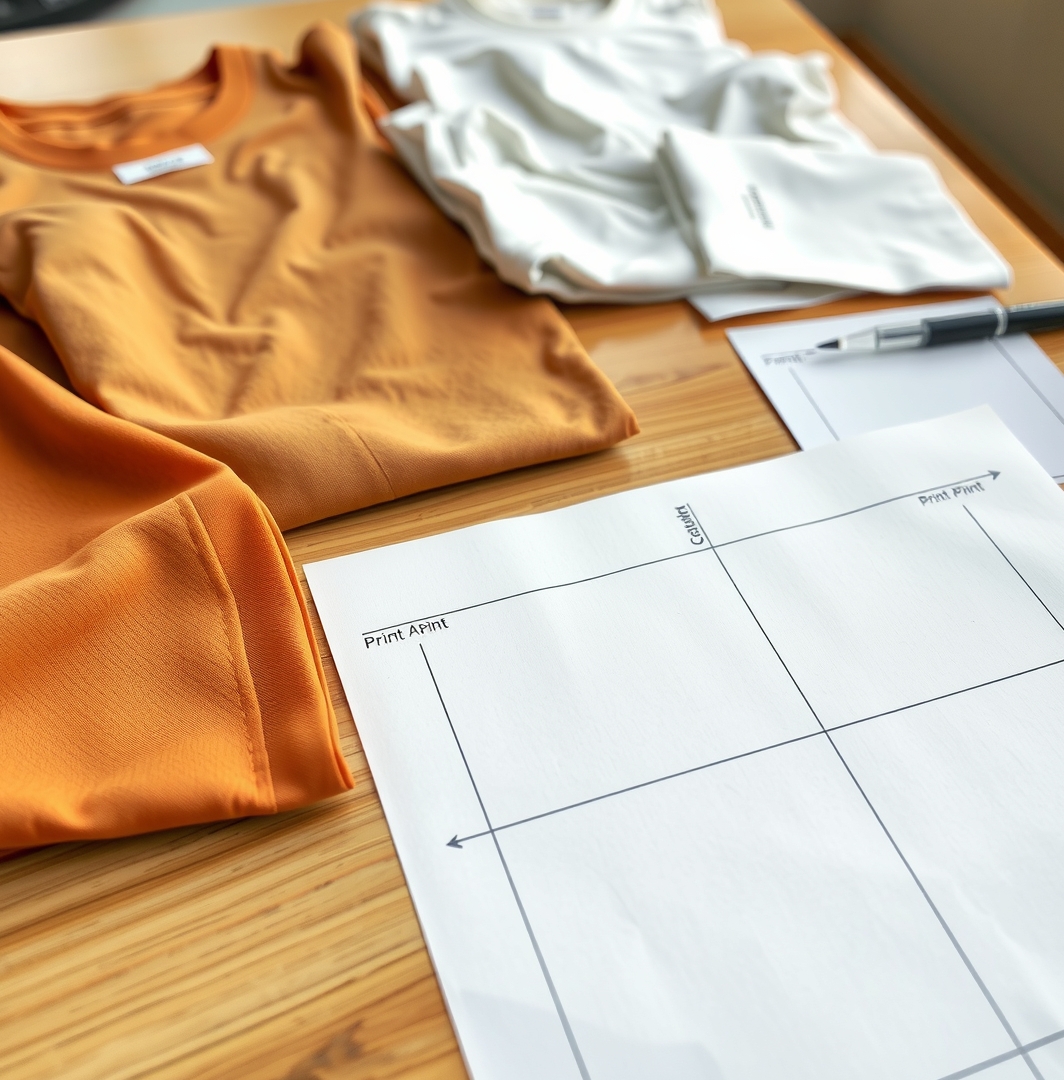 Preparation visual for Tshirt Printing Editing App Guide