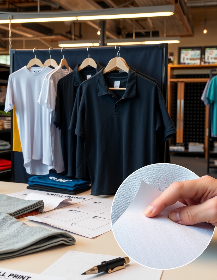 Preparation visual for Tshirt Printing Expo