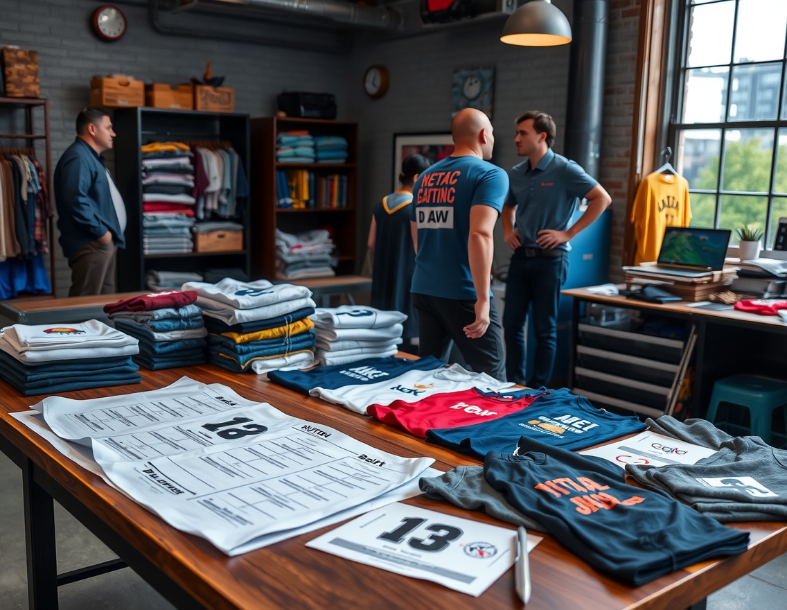 Preparation visual for Tshirt Printing Greensboro Guide