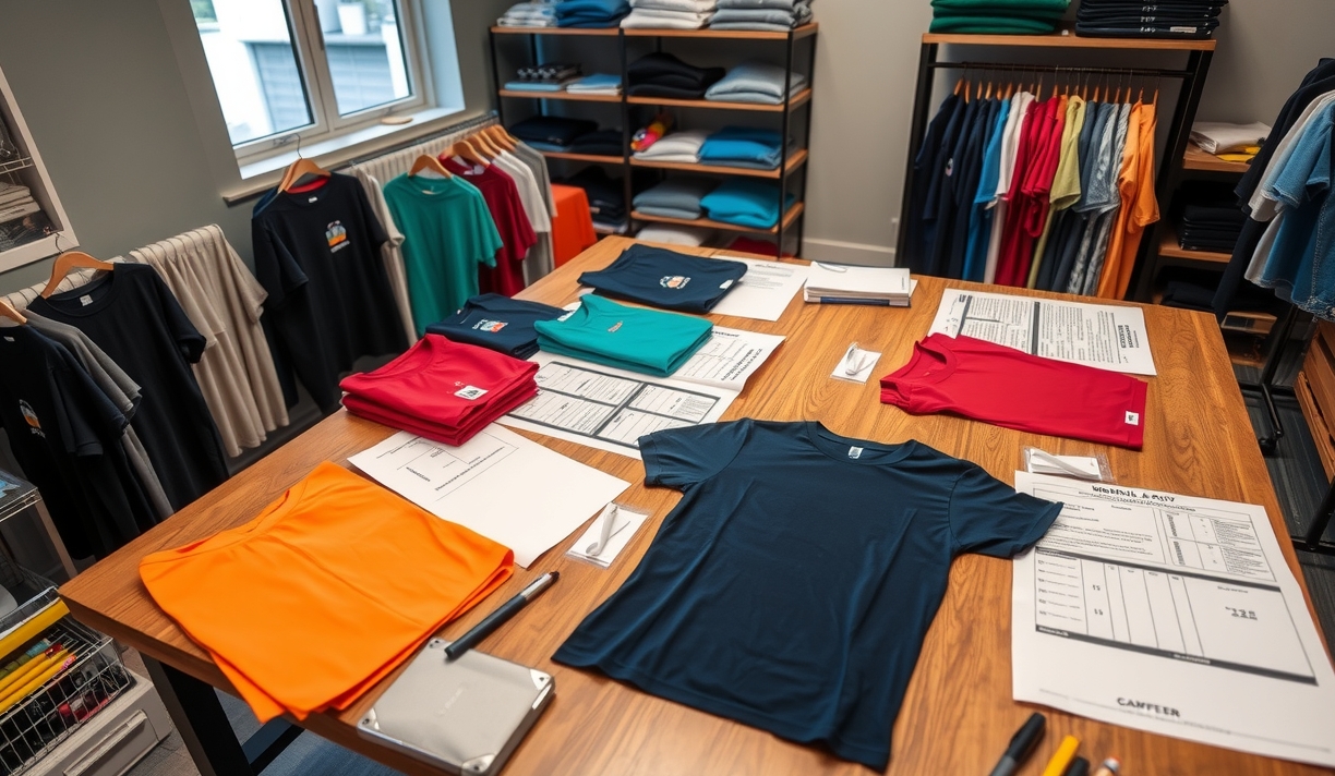 Preparation visual for Tshirt Printing Johor Bahru Guide