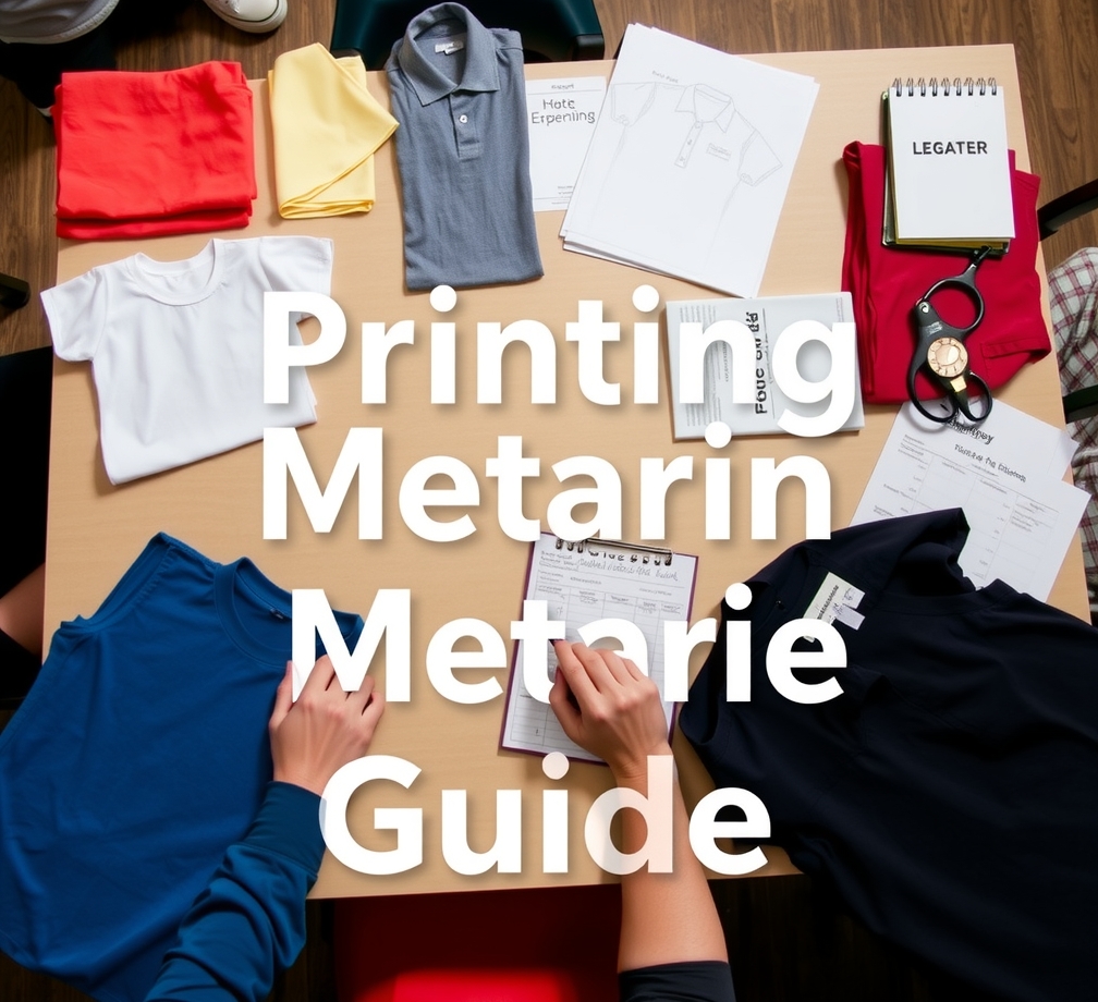 Preparation visual for Tshirt Printing Metairie Guide