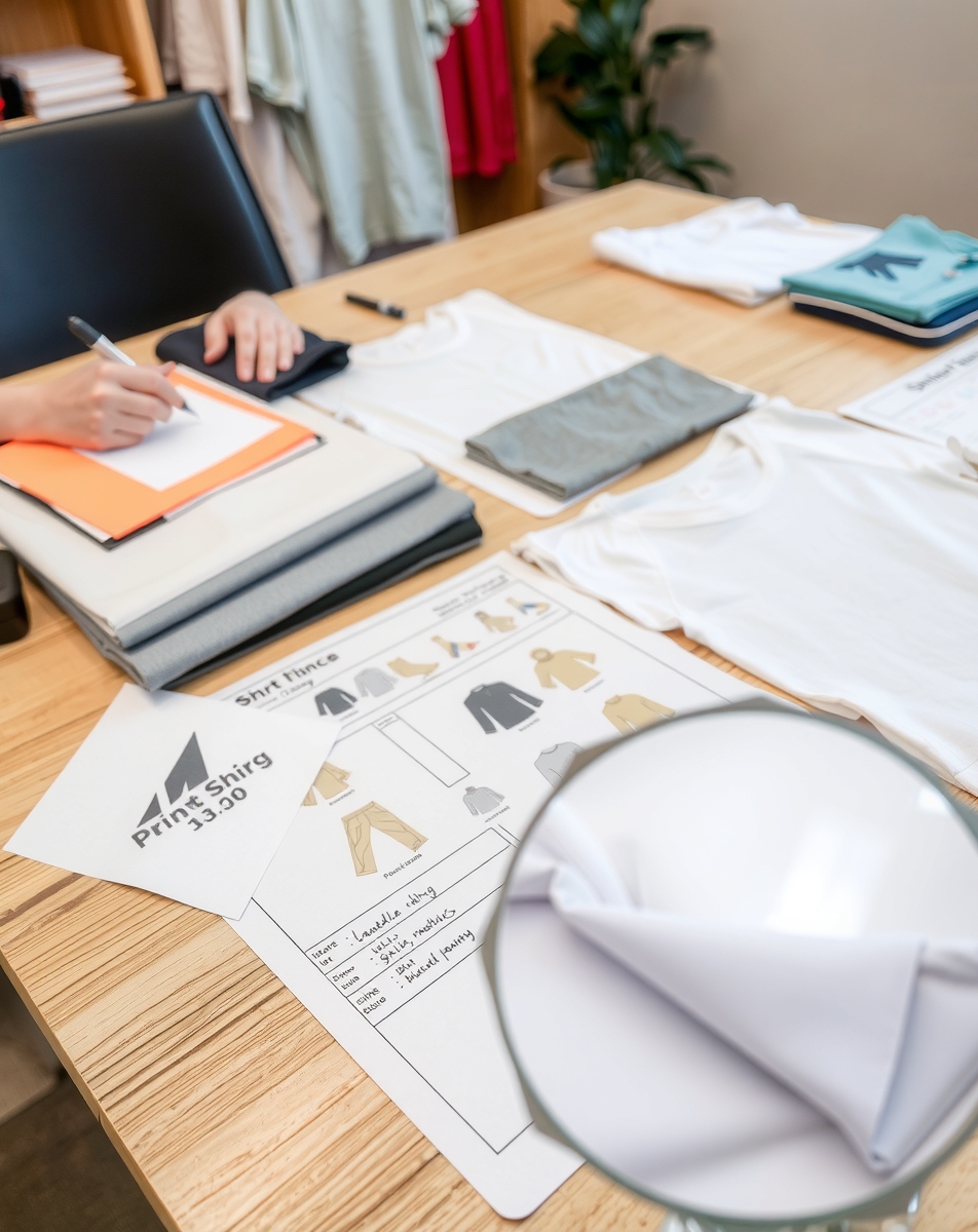 Preparation visual for Tshirt Printing Near Torrance Guide