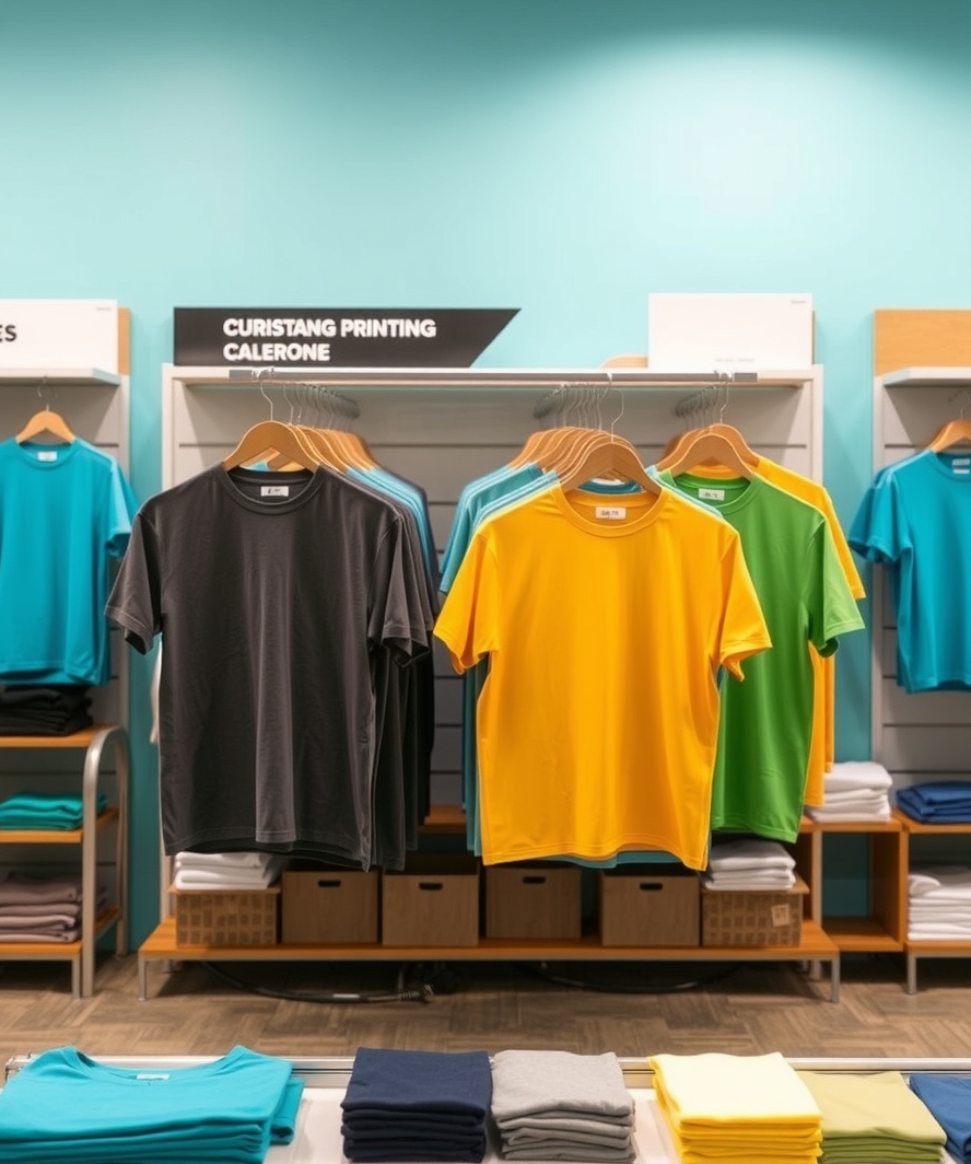 Preparation visual for Tshirt Printing on a Turquoise Color Shirt Guide