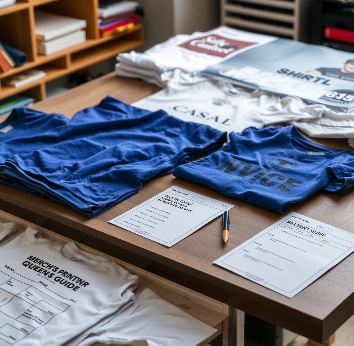 Preparation visual for Tshirt Printing Queens Guide