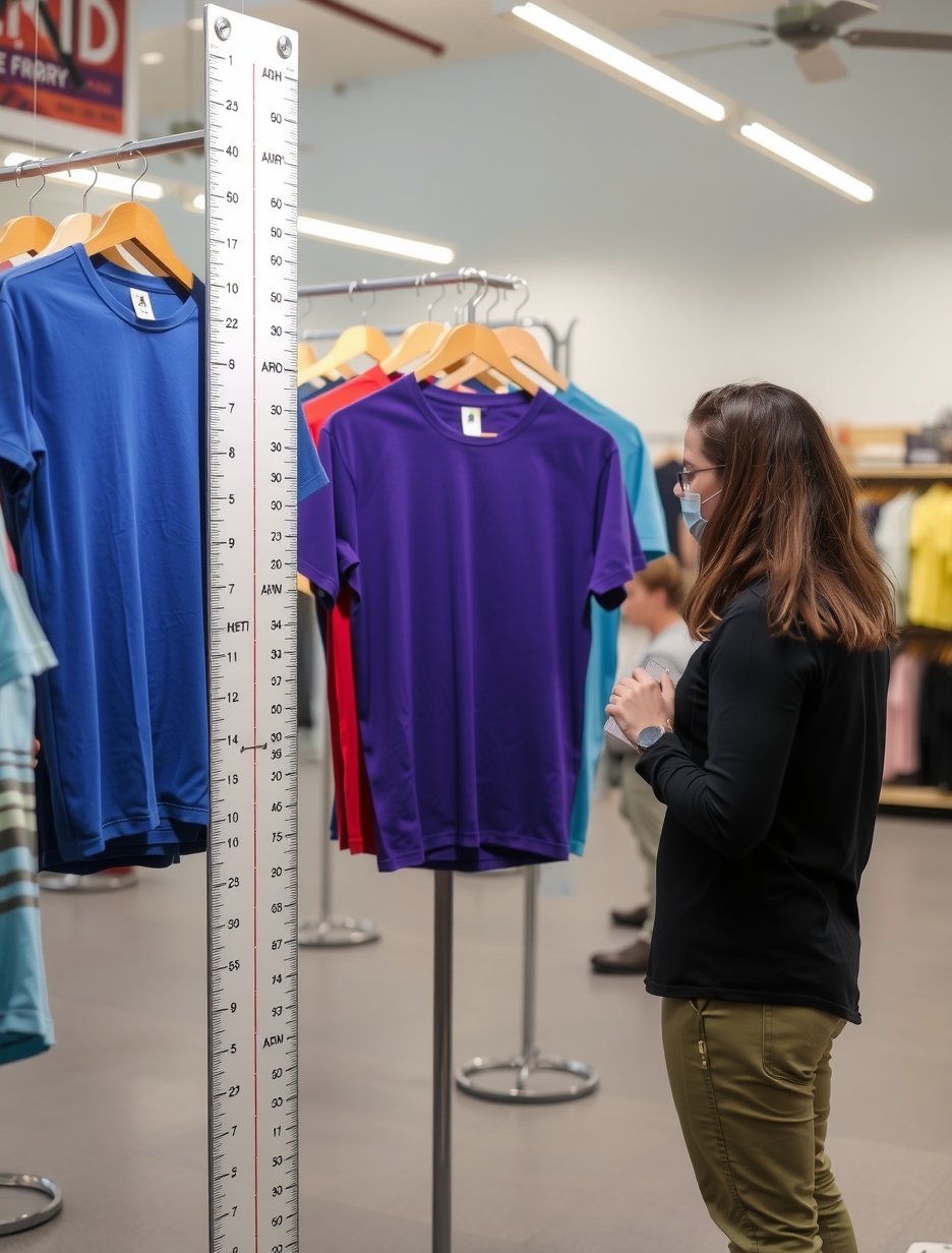 Preparation visual for Tshirt Printing Ruler Guide Guide