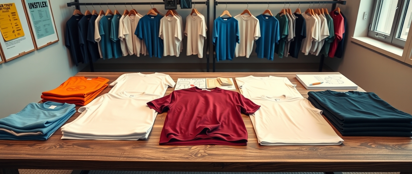 Preparation visual for Tshirt Printing Uniform Guide