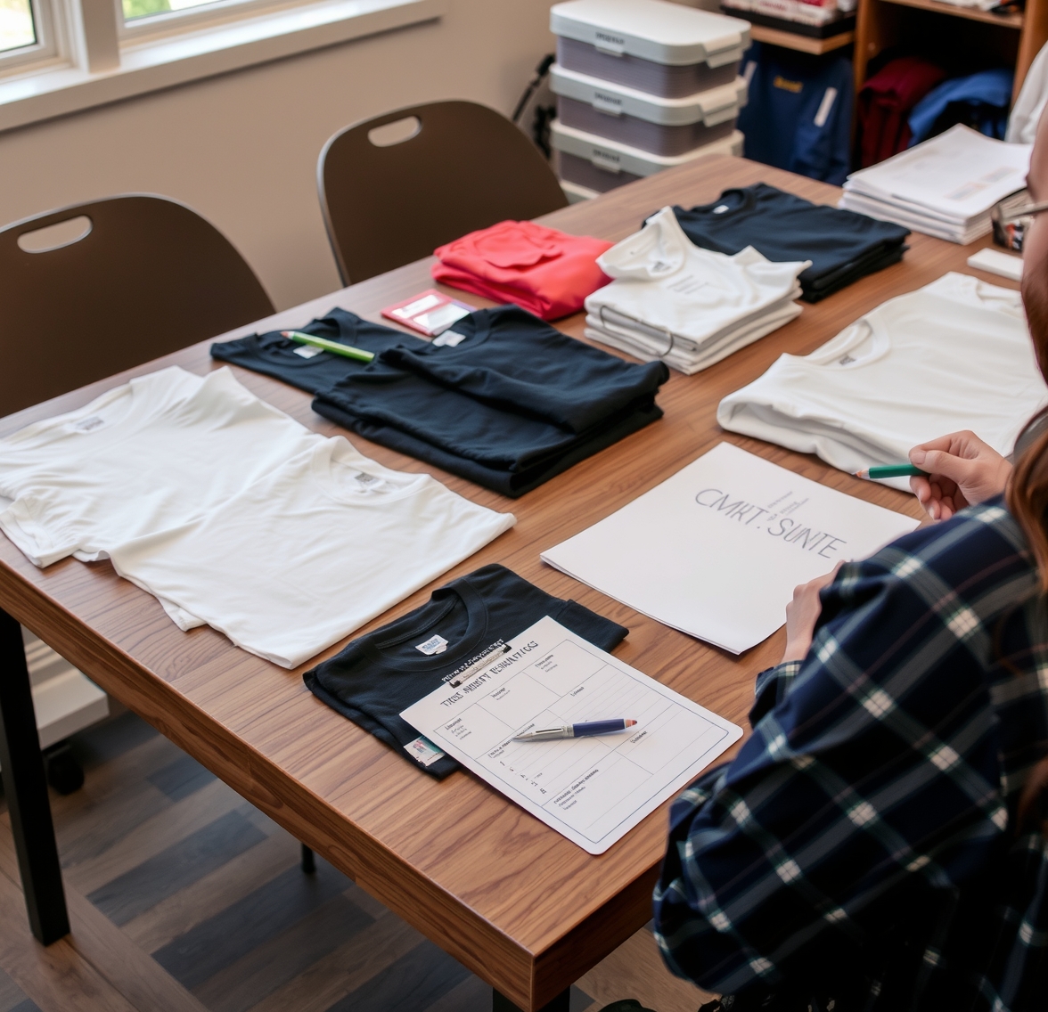 Preparation visual for Tshirt Printing Vendor Guide