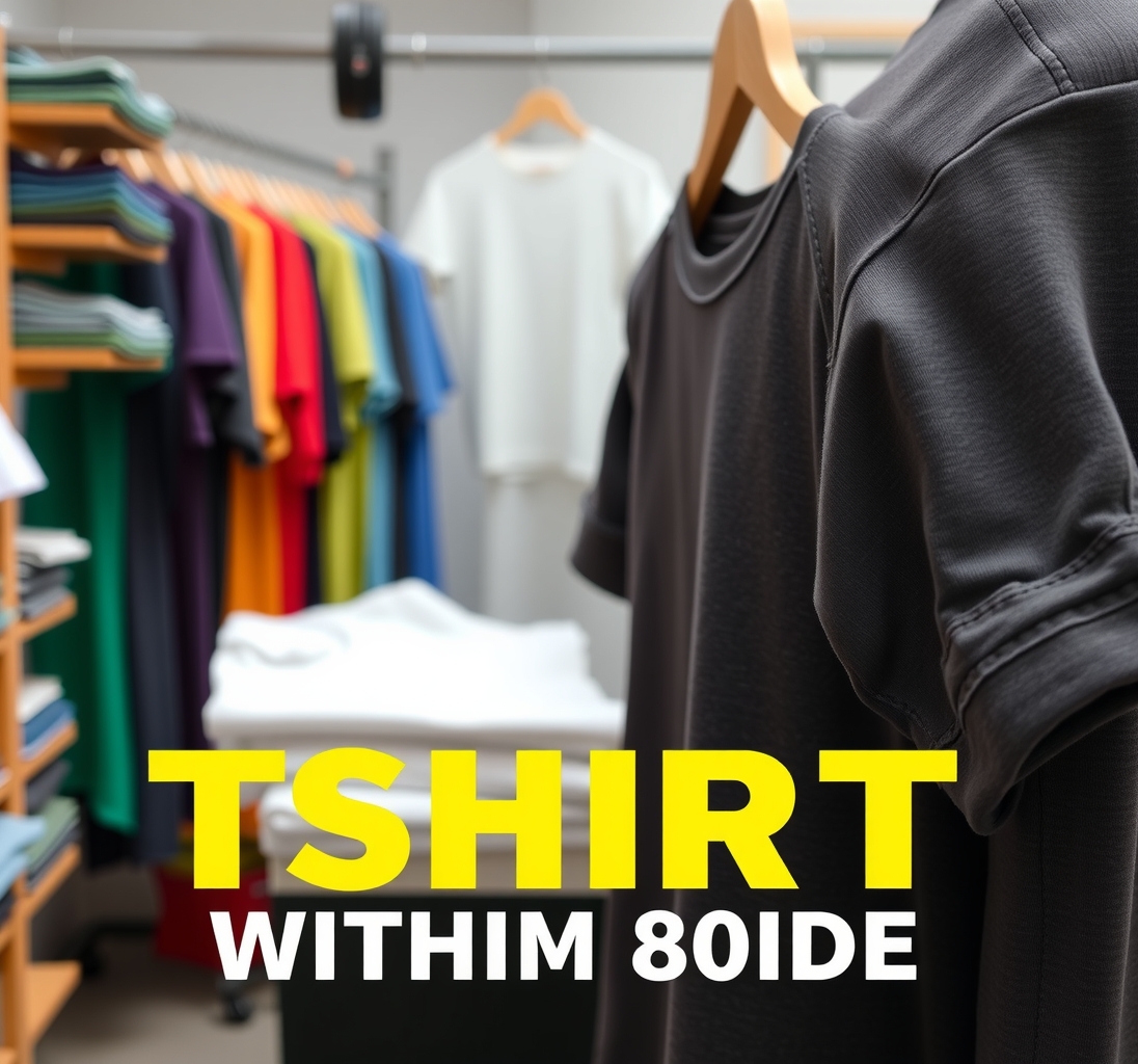 Preparation visual for Tshirt Printing Within 800M Guide