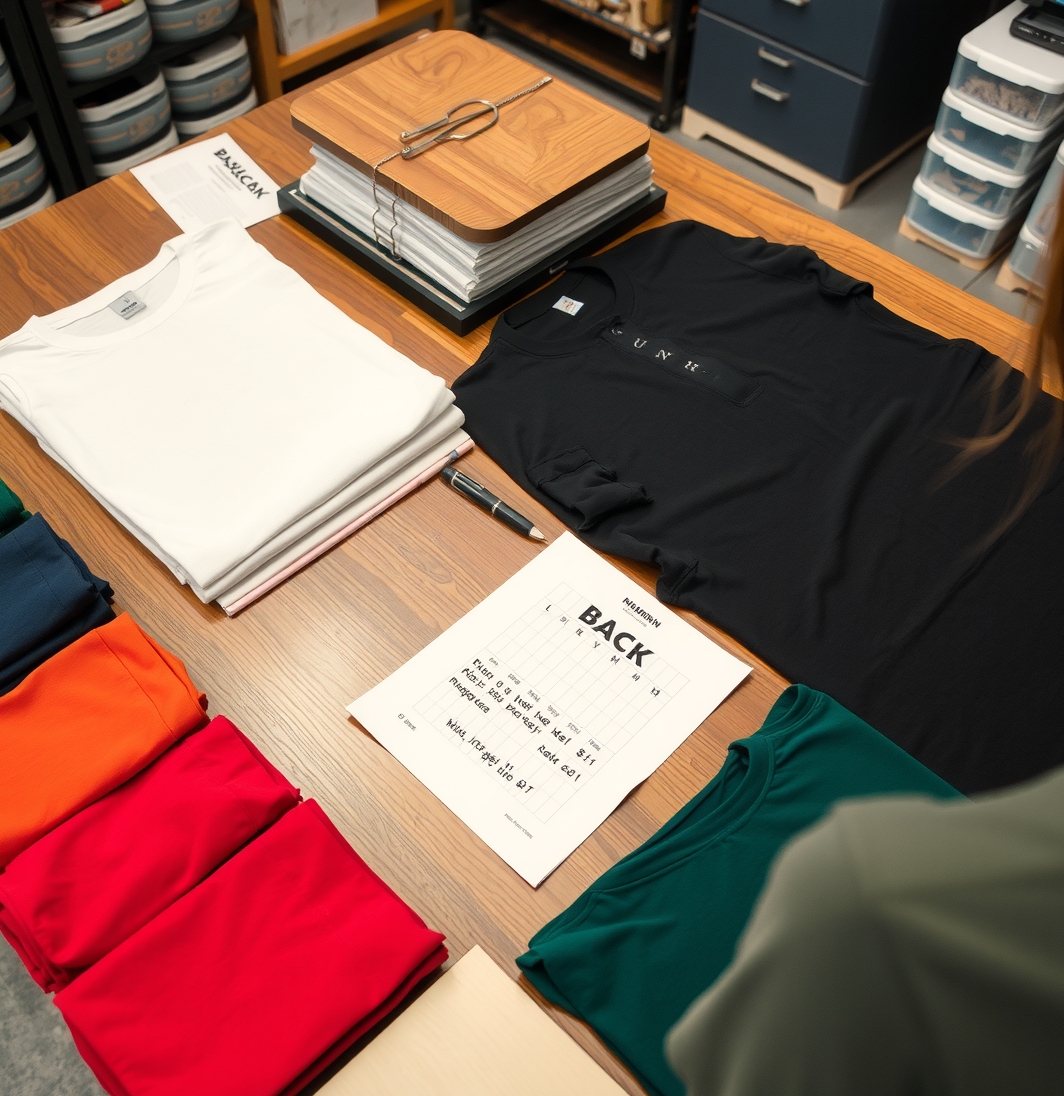 Preparation visual for Tshirt Printing Yerevan Guide