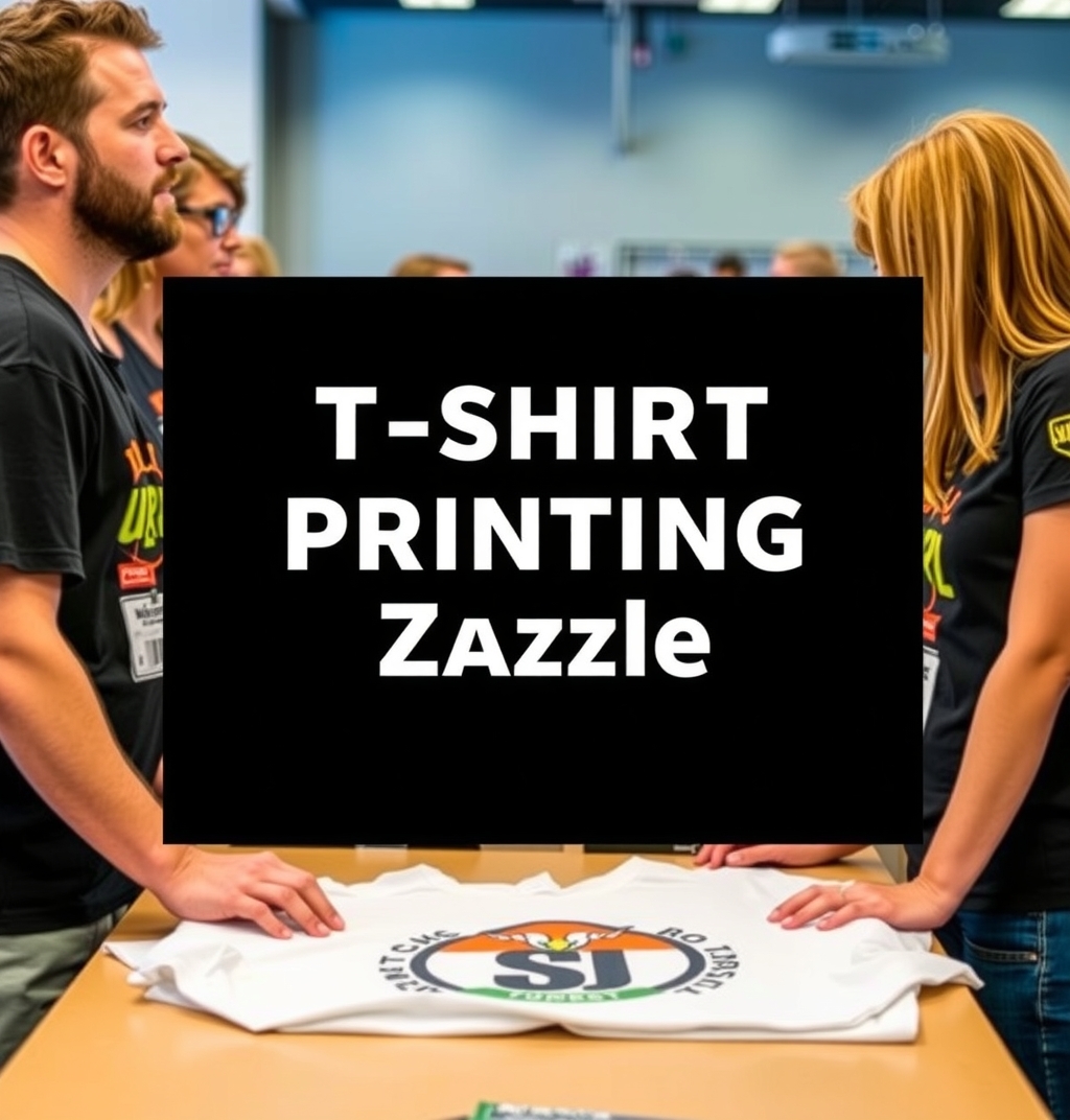 Preparation visual for Tshirt Printing Zazzle Guide