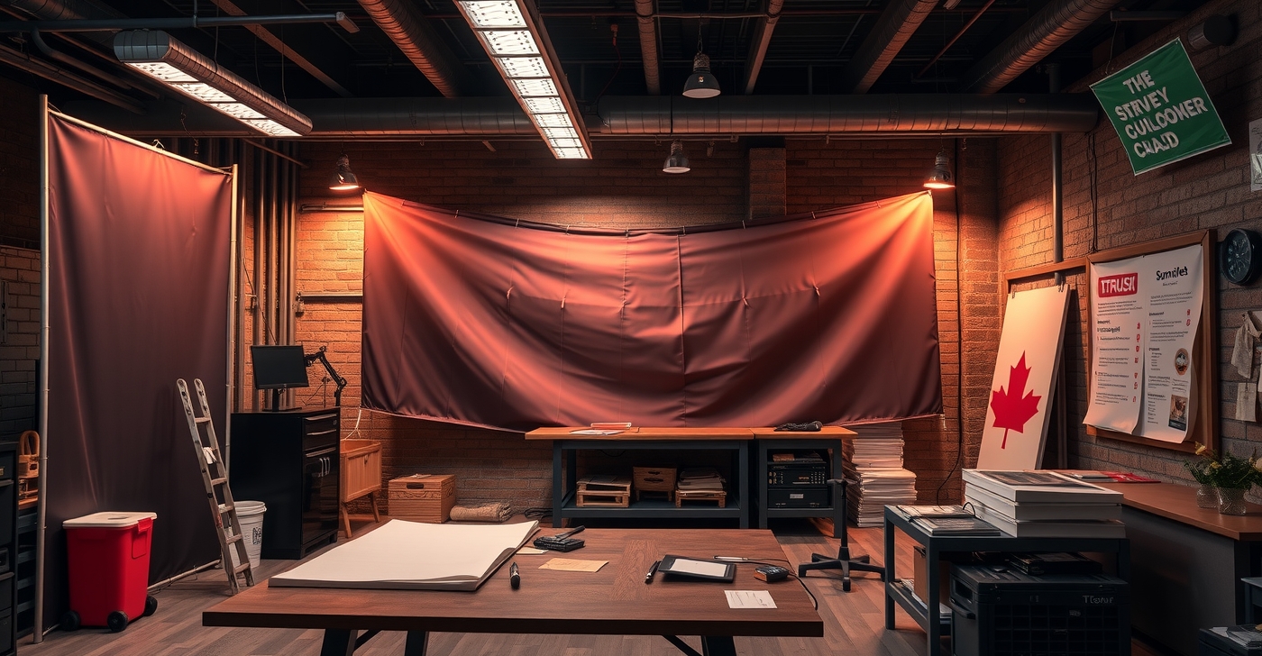 Preparation visual for Overnight Vinyl Banner Printing Guide