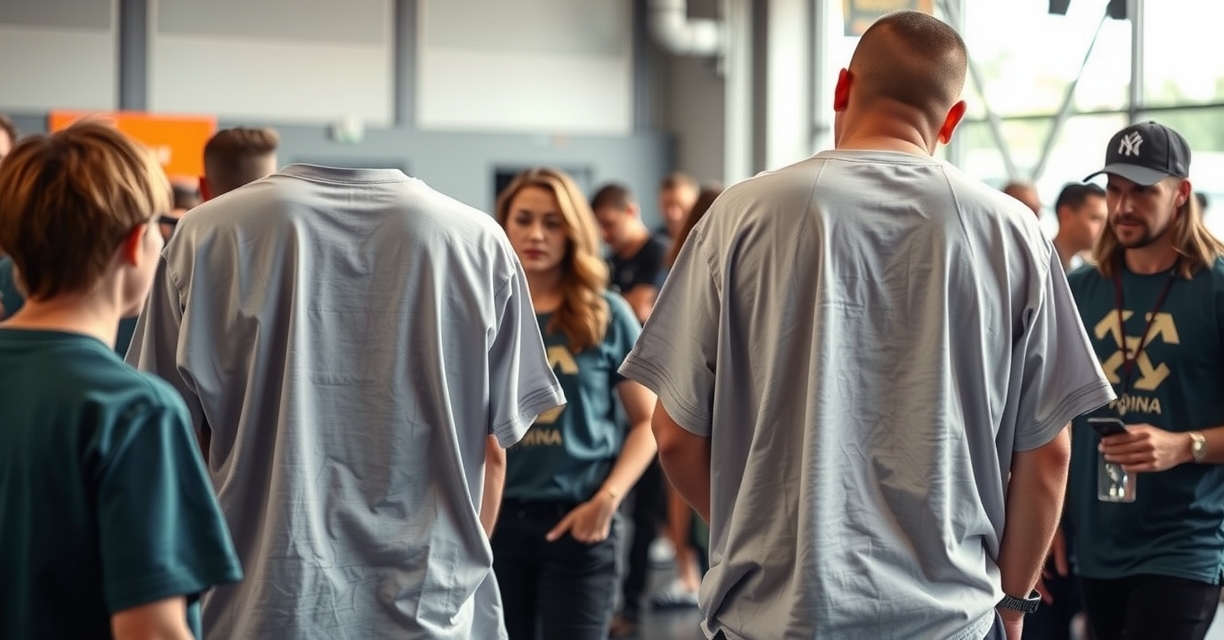 Quality check visual for Oversized Tshirt Printing