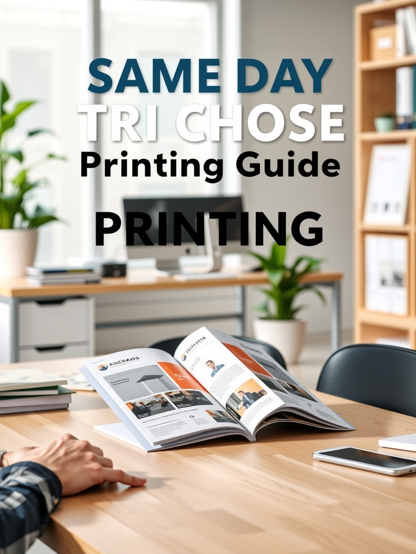 Same Day Tri Fold Brochure Printing Guide