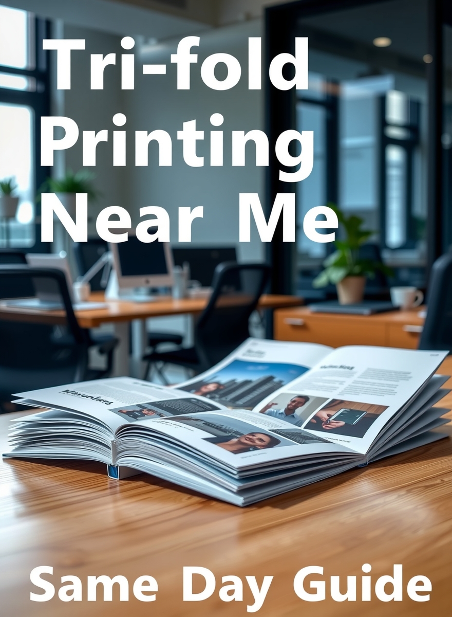 Trifold Brochure Printing Near Me Same Day Guide