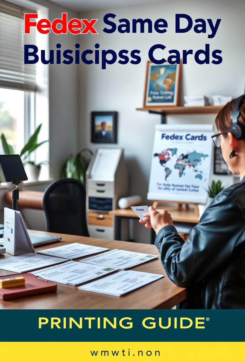 Fedex Same Day Business Cards Printing Guide