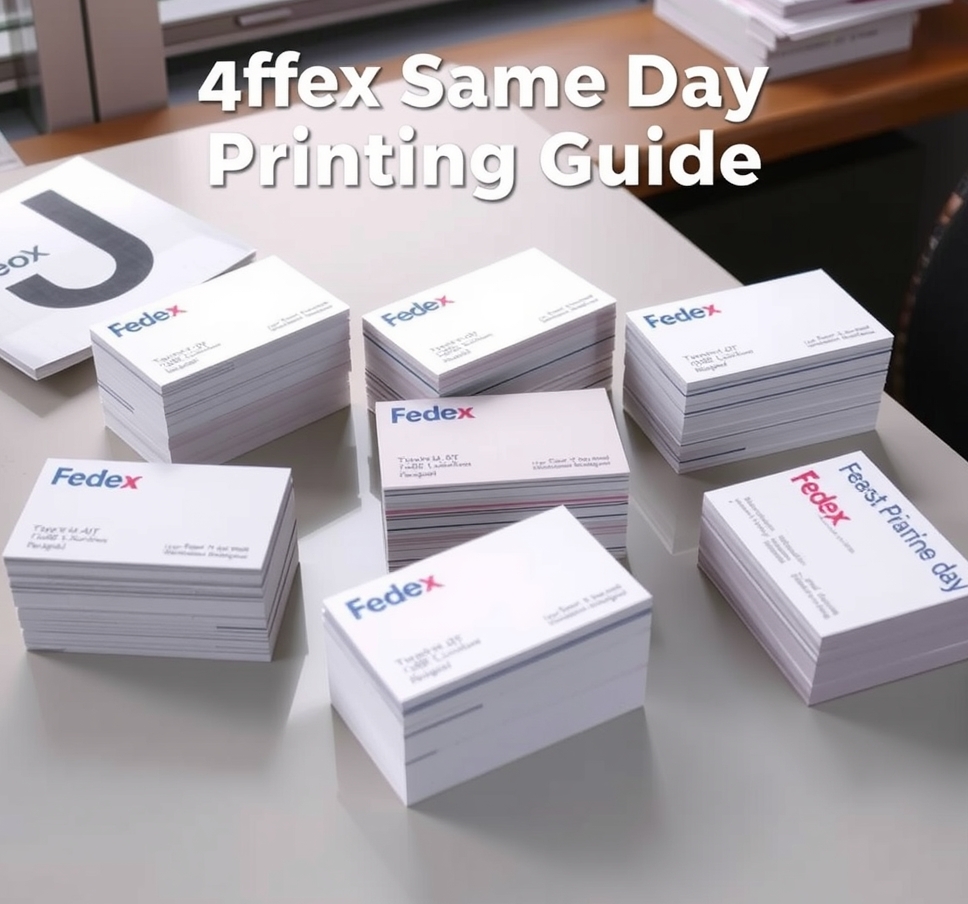 Evaluating the best Fedex Same Day Business Cards Printing Guide environment