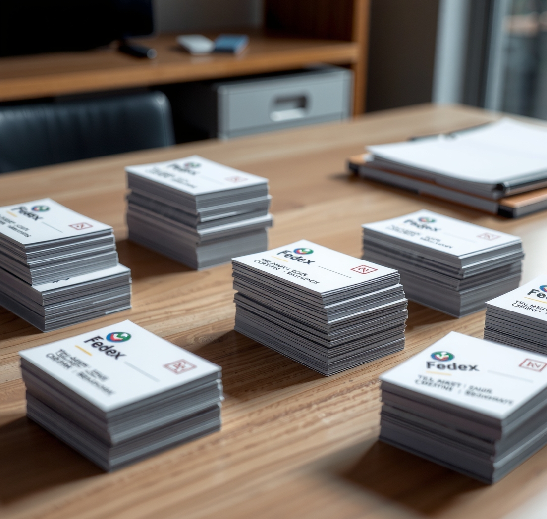 Quality check visual for Fedex Same Day Business Cards Printing Guide