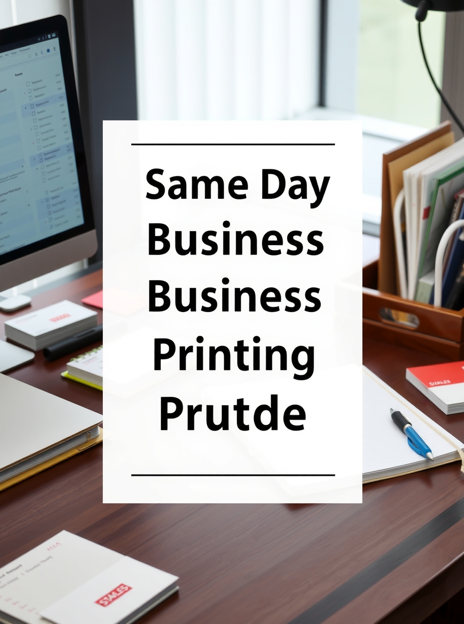Preparation visual for Staples Same Day Business Cards Printing Guide