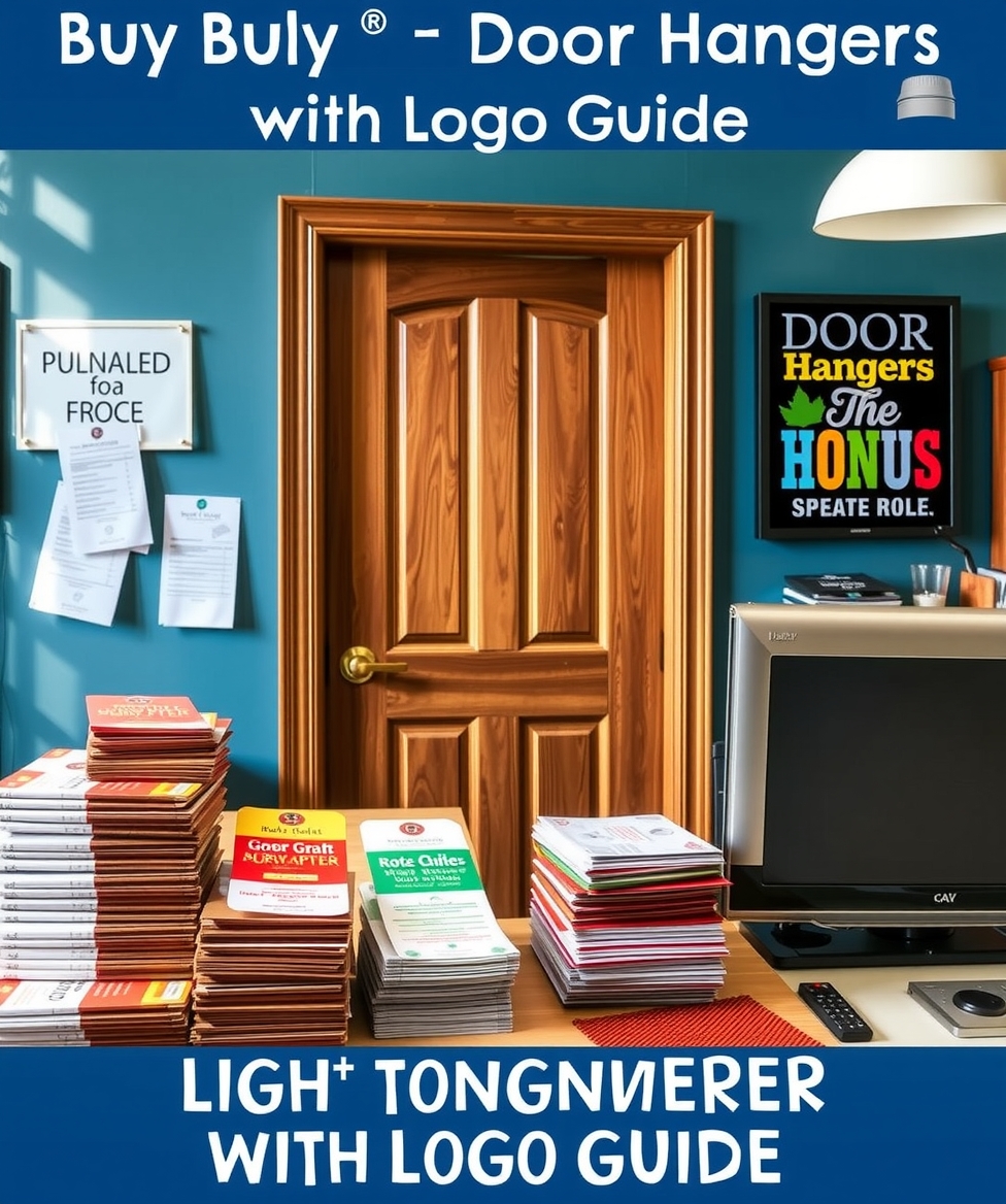 Preparation visual for Buy Bulk Door Hangers with Logo Guide