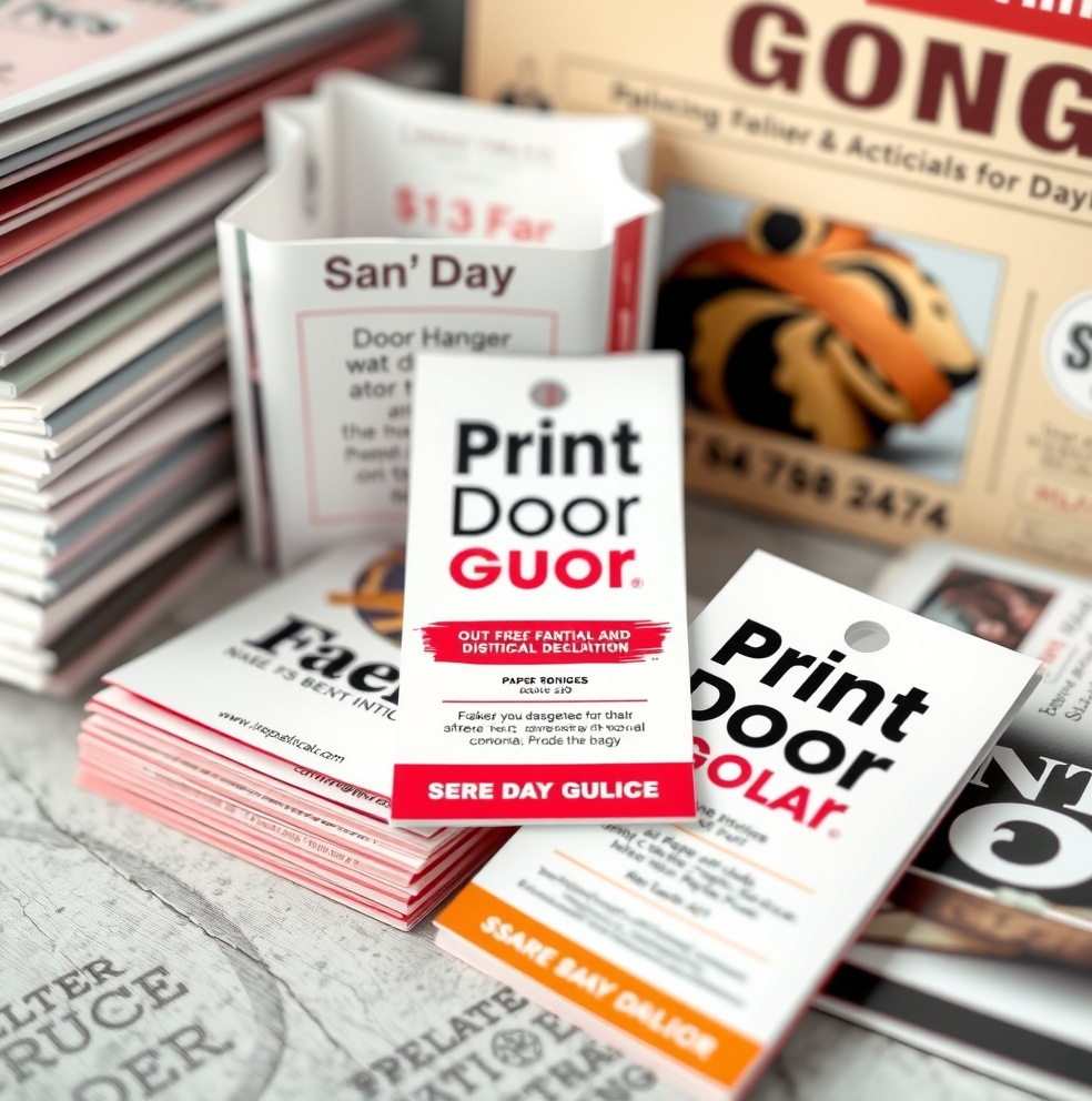 Print Door Hangers Same Day Guide
