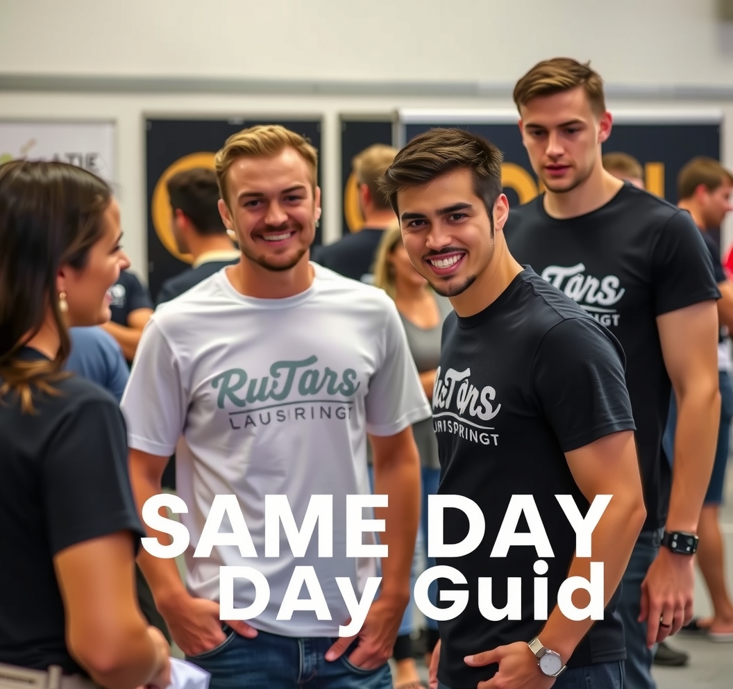 Checklist for Custom Tshirt Printing Same Day Guide