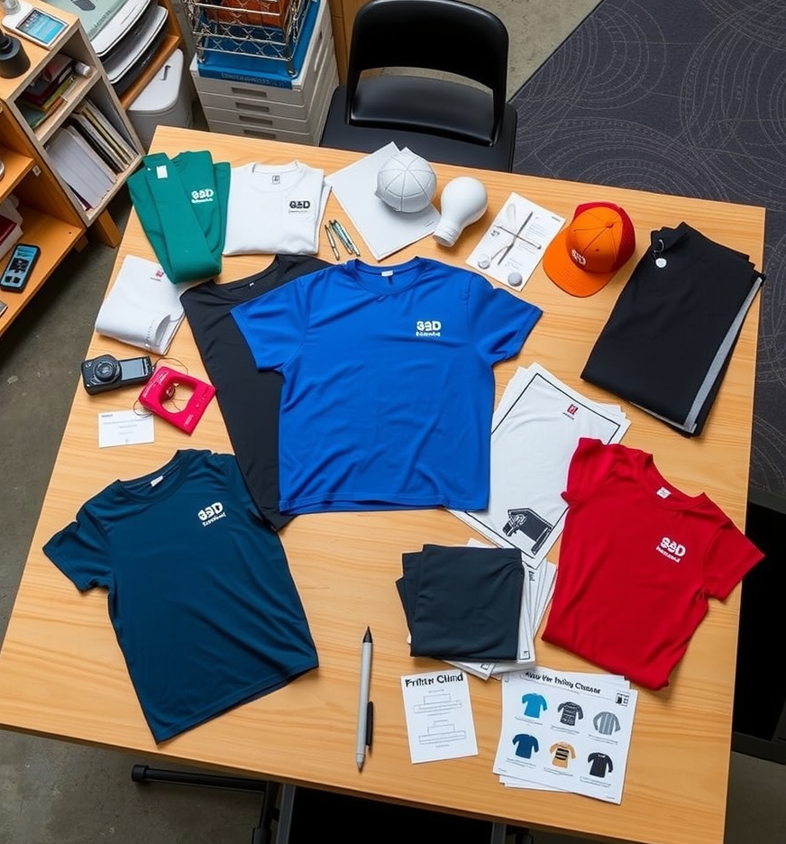 Preparation visual for 3D Printing Tshirt Guide