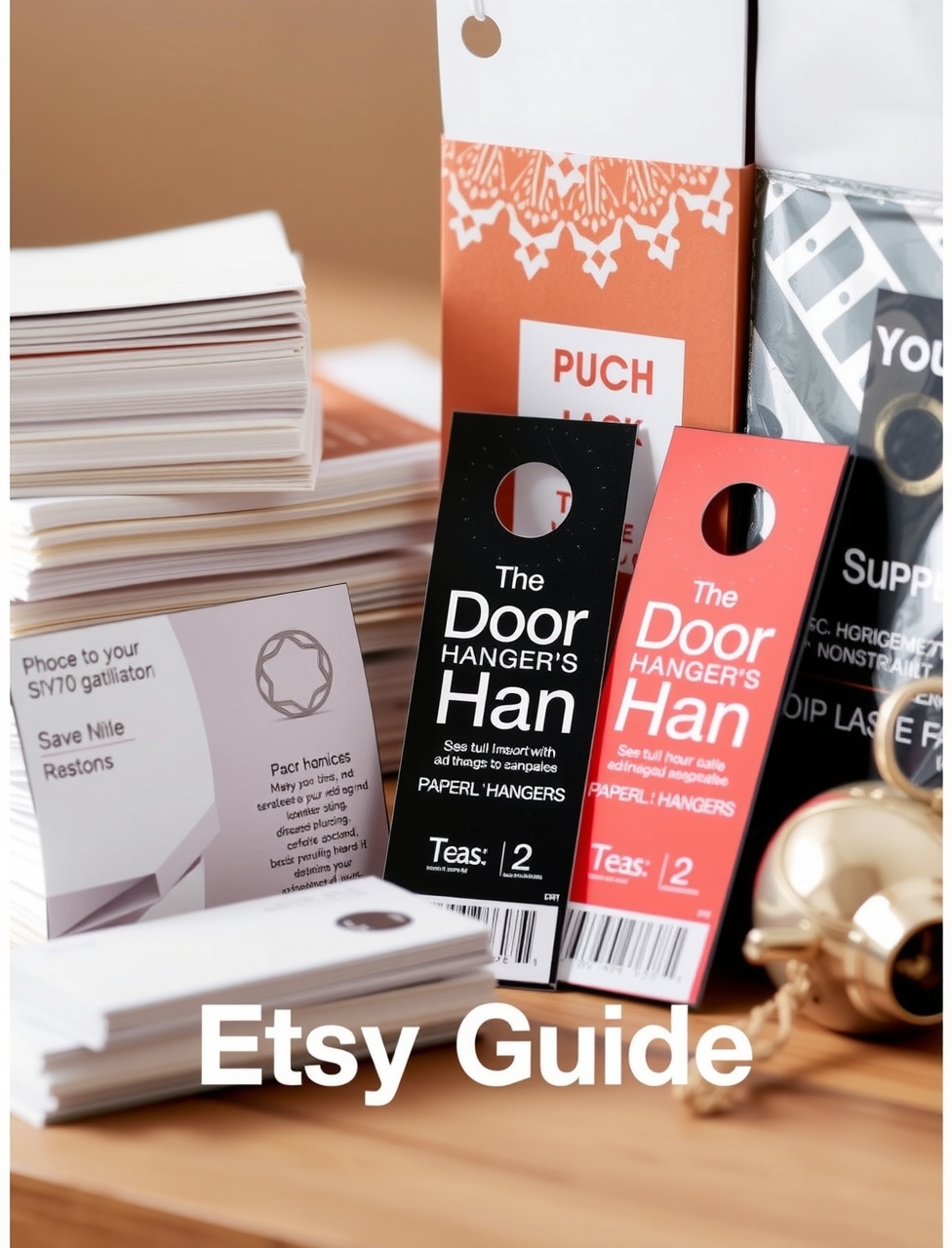 Preparation visual for Door Hangers Etsy Guide