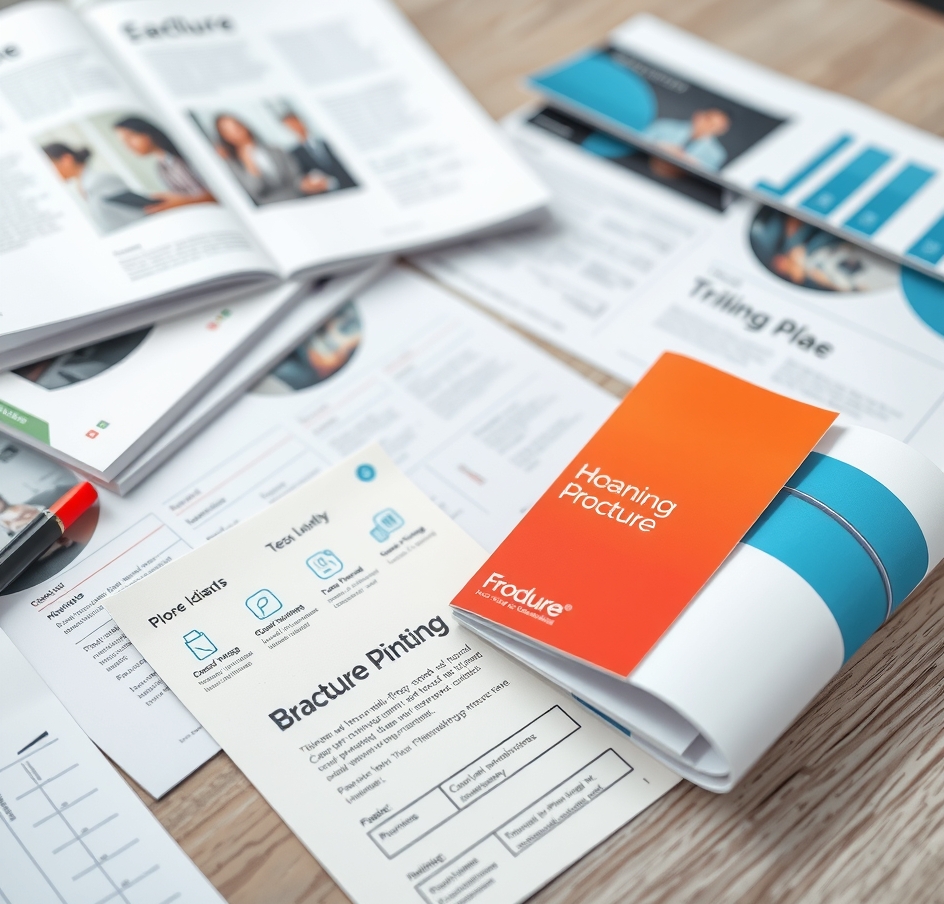 Quality check visual for Trifold Brochure Printing Near Me Cheap