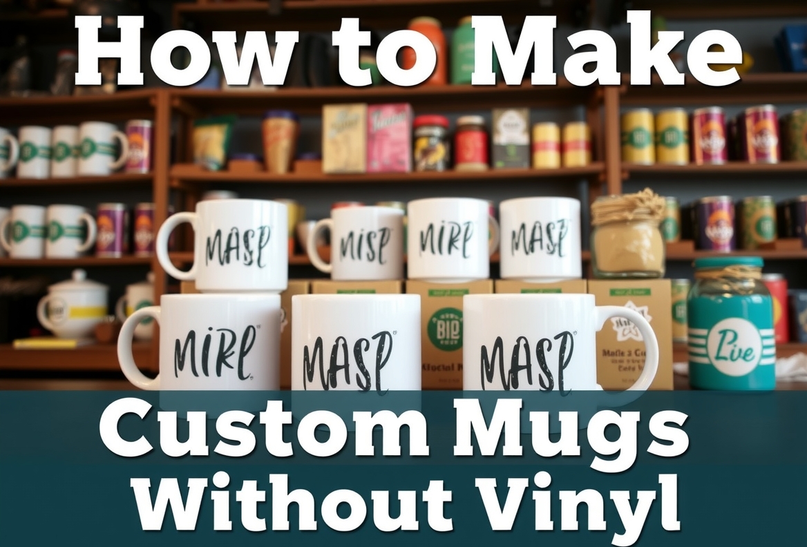Preparation visual for How to Make Custom Mugs Without Vinyl