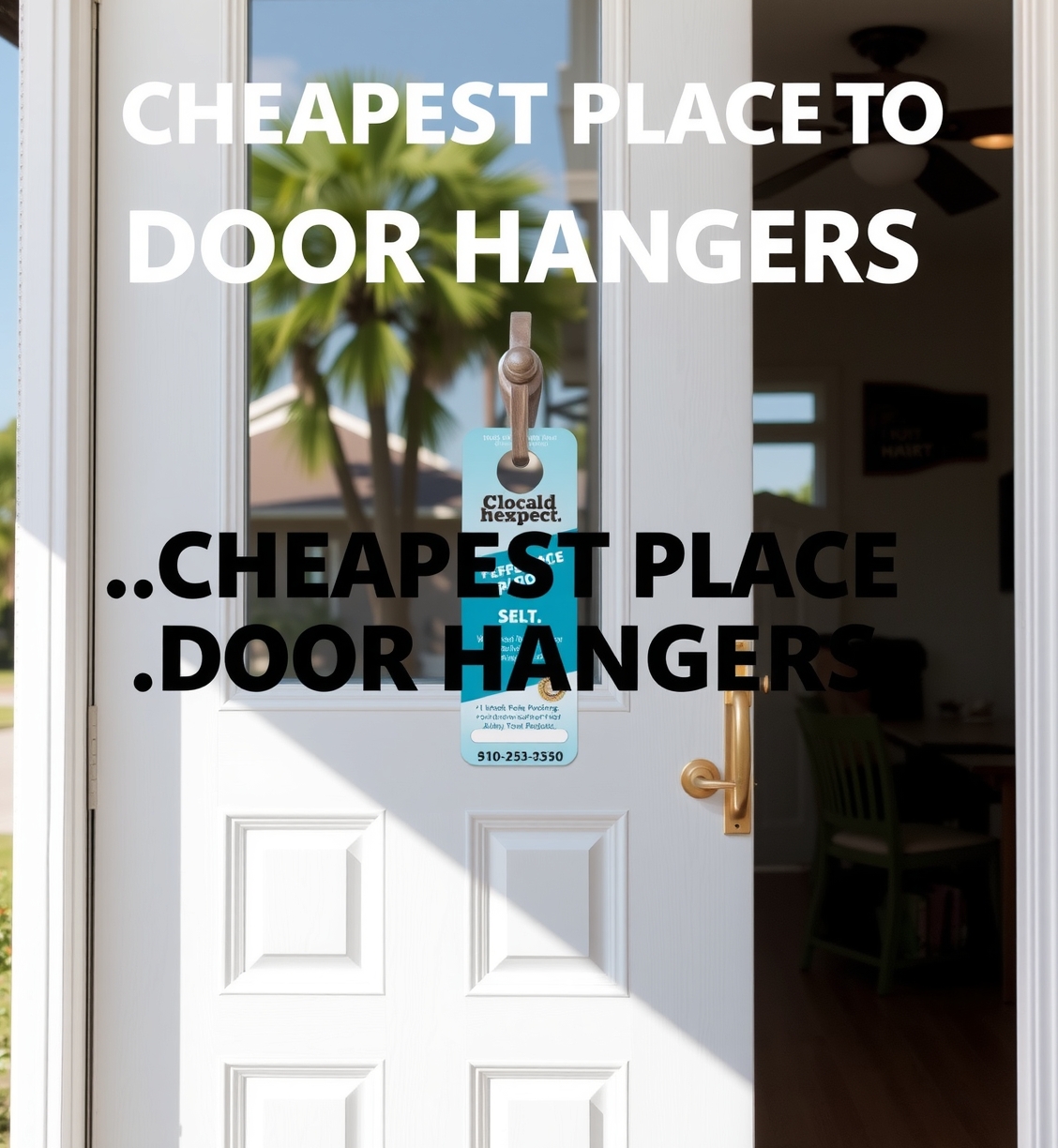 Checklist for Cheapest Place to Print Door Hangers